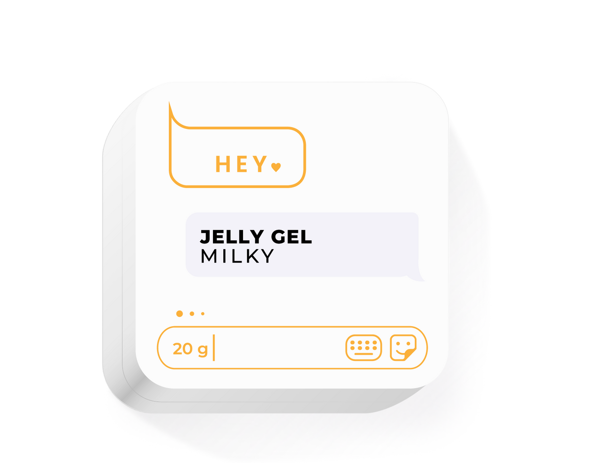 HeyLove Jelly Gel - Milky, Builder Gel