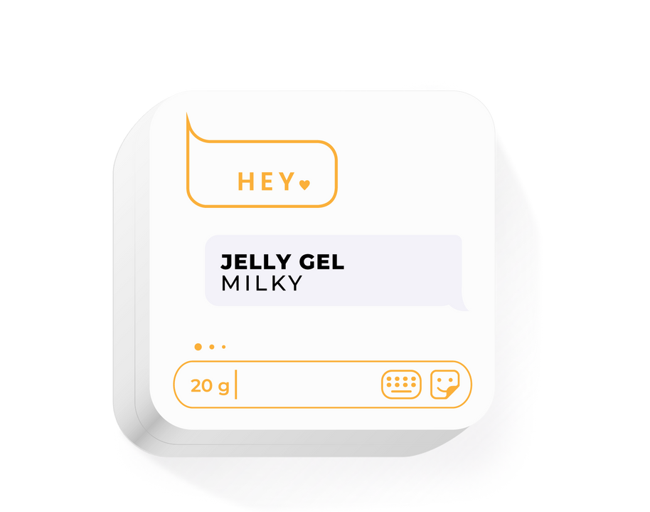 HeyLove Jelly Gel - Milky, Builder Gel