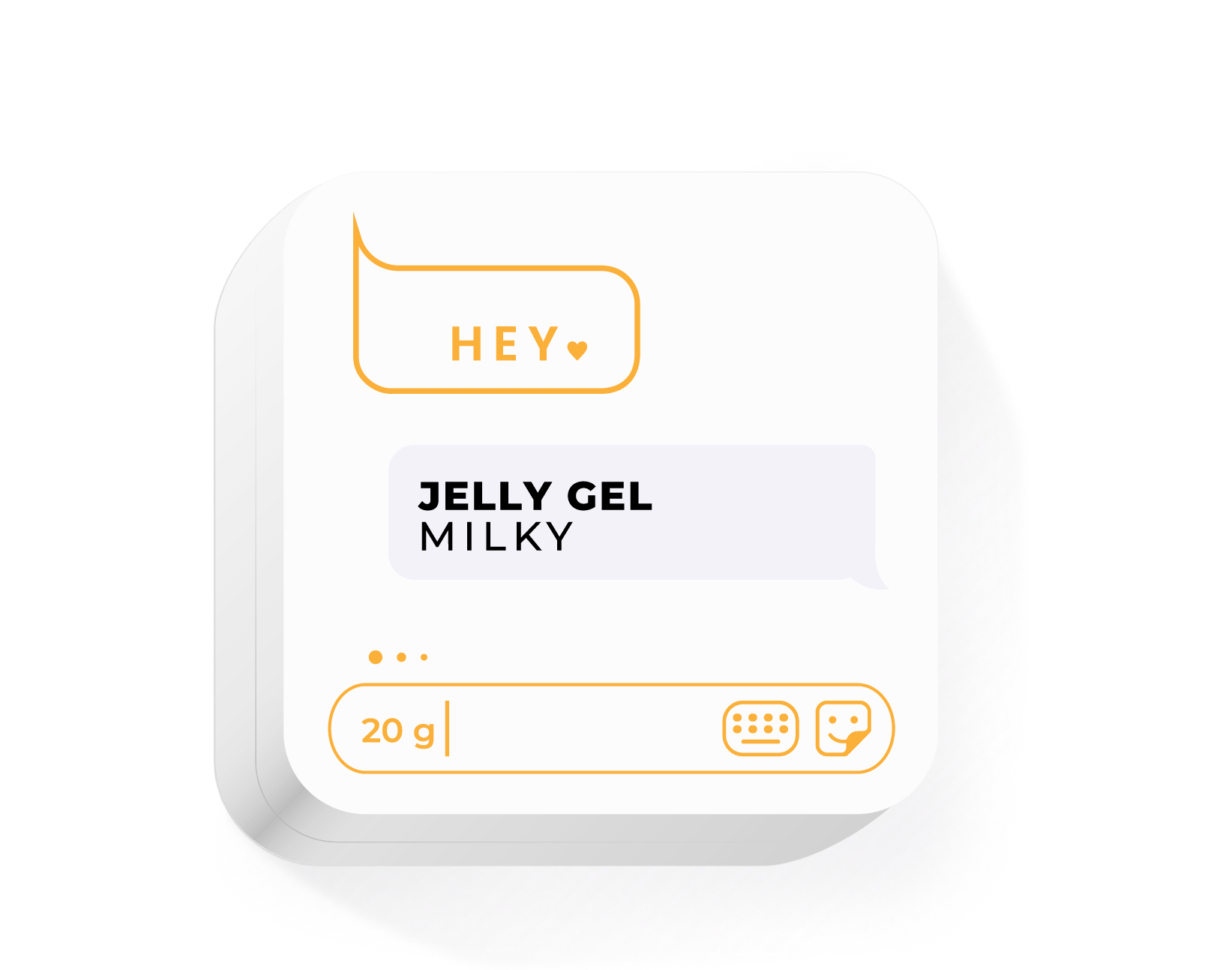 HeyLove Jelly Gel - Milky, Builder Gel