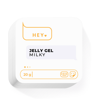 HeyLove Jelly Gel - Milky, Builder Gel