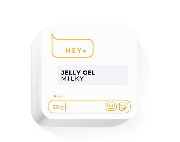 HeyLove Jelly Gel - Milky, Builder Gel