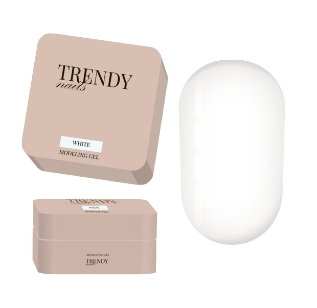 TrendyNails - Modeling gel "White" 15ml