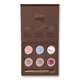 HeyLove Nail cushion set - Ombre gel, Brown