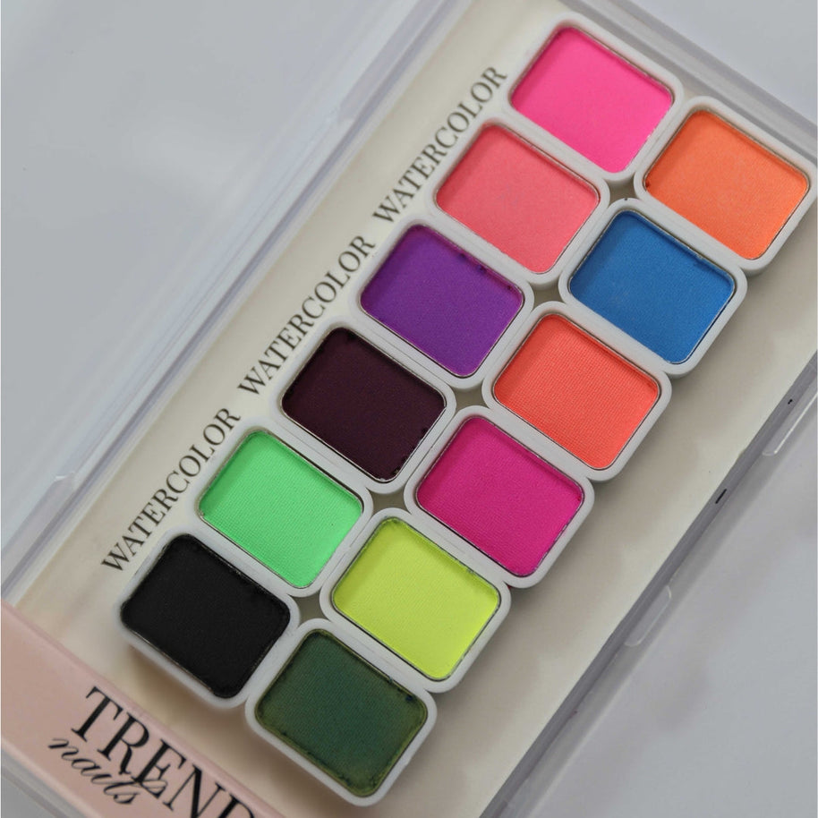 TrendyNails - NEON Watercolour palette