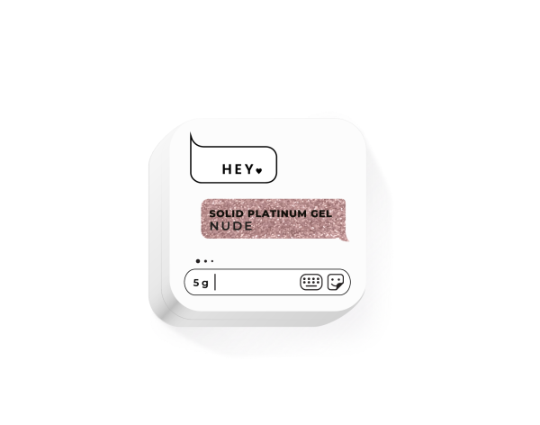 HeyLove Solid Platinum Gel - Nude