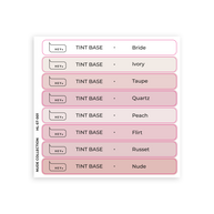 HEYLOVE Tips stickers - NUDE collection, Tint Base