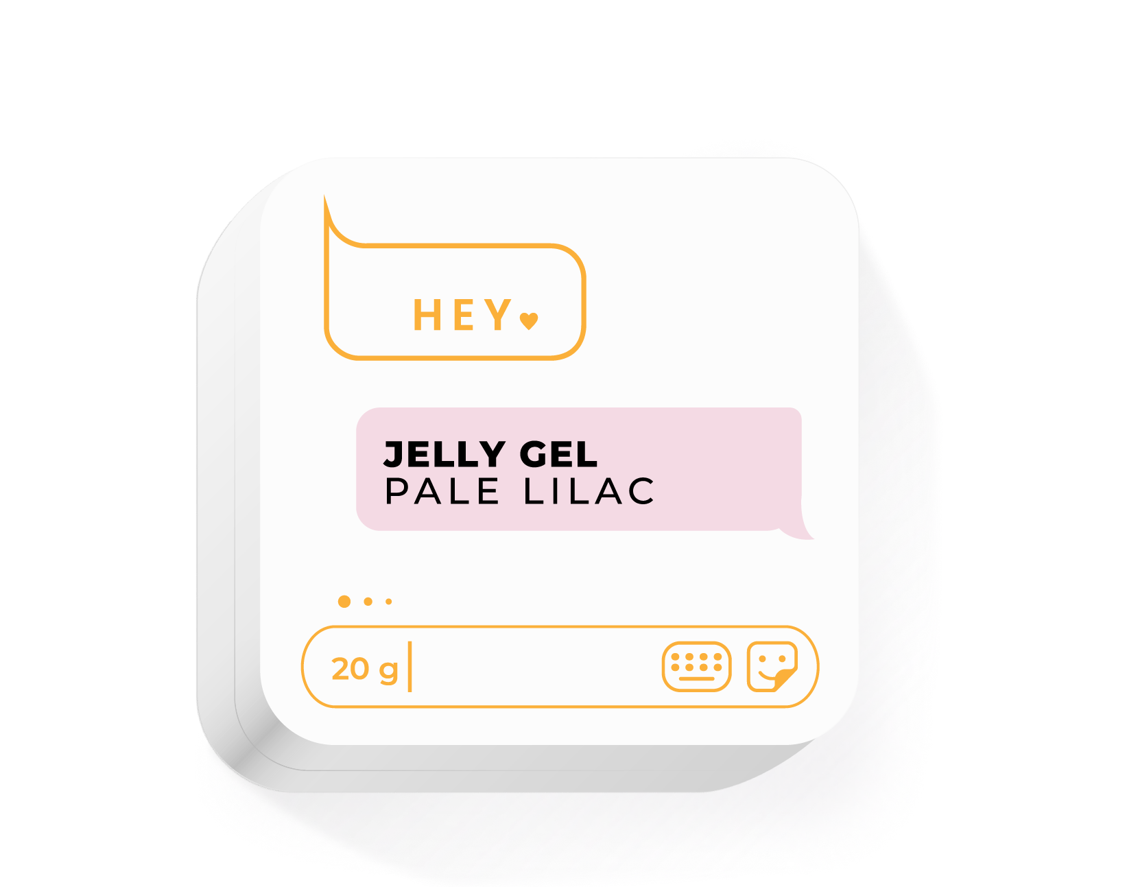 HeyLove Jelly Gel - Pale Lilac, Builder Gel