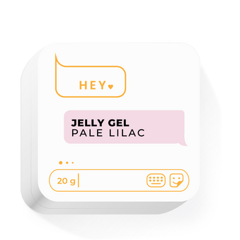 HeyLove Jelly Gel - Pale Lilac, Builder Gel