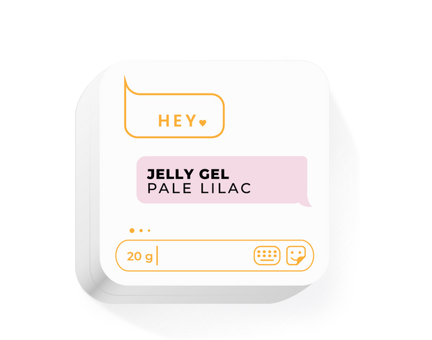 HeyLove Jelly Gel - Pale Lilac, Builder Gel