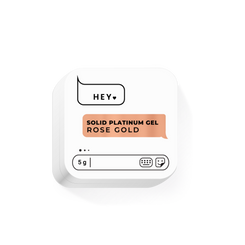HeyLove Solid Platinum Gel - Rosegold