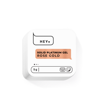 HeyLove Solid Platinum Gel - Rosegold