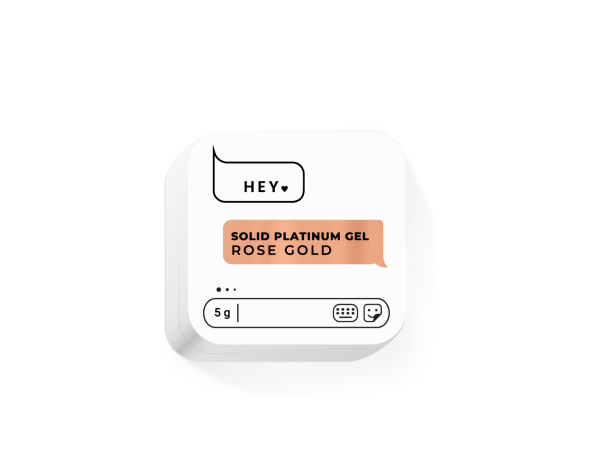 HeyLove Solid Platinum Gel - Rosegold