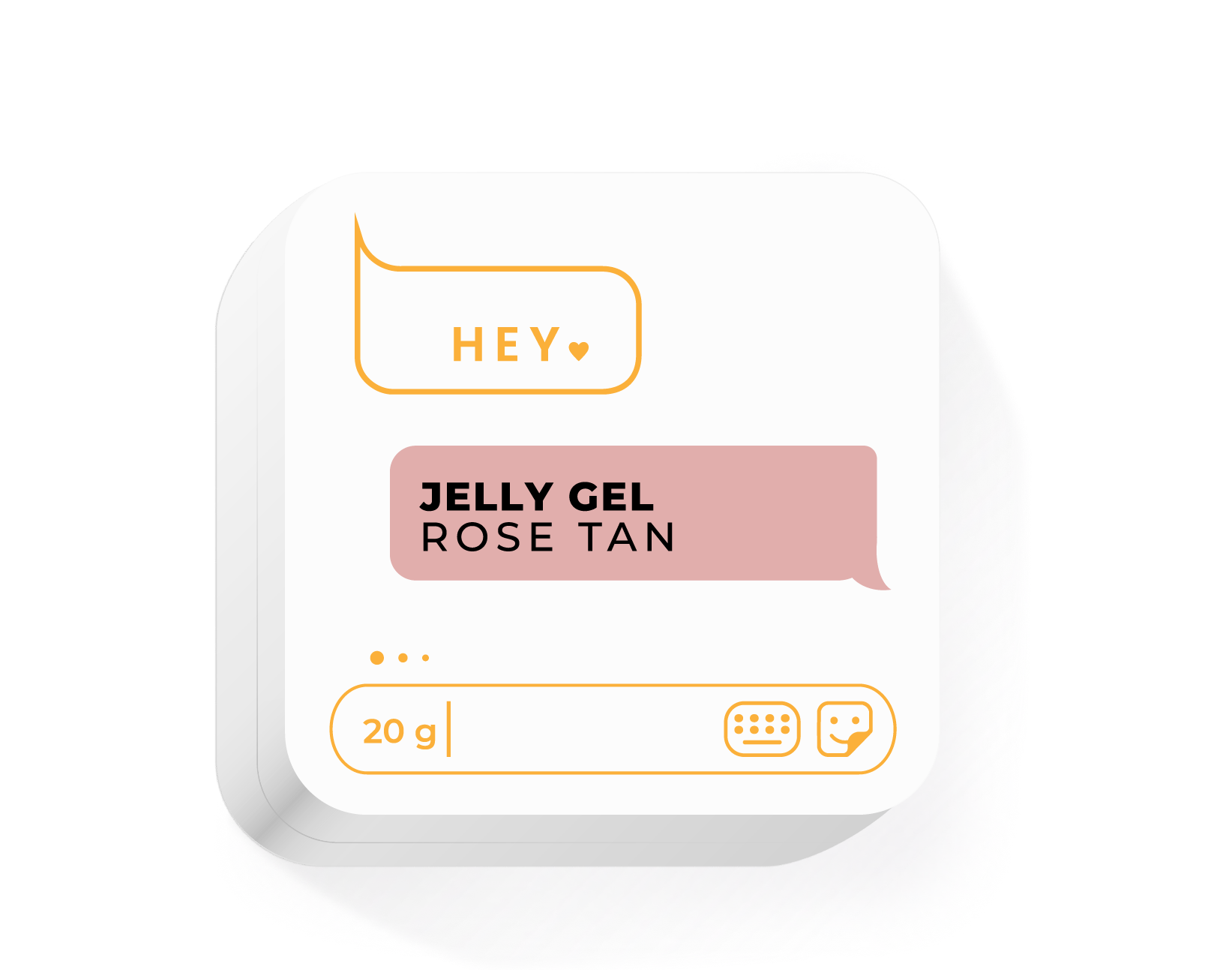 HeyLove Jelly Gel - Rose Tan, Builder Gel