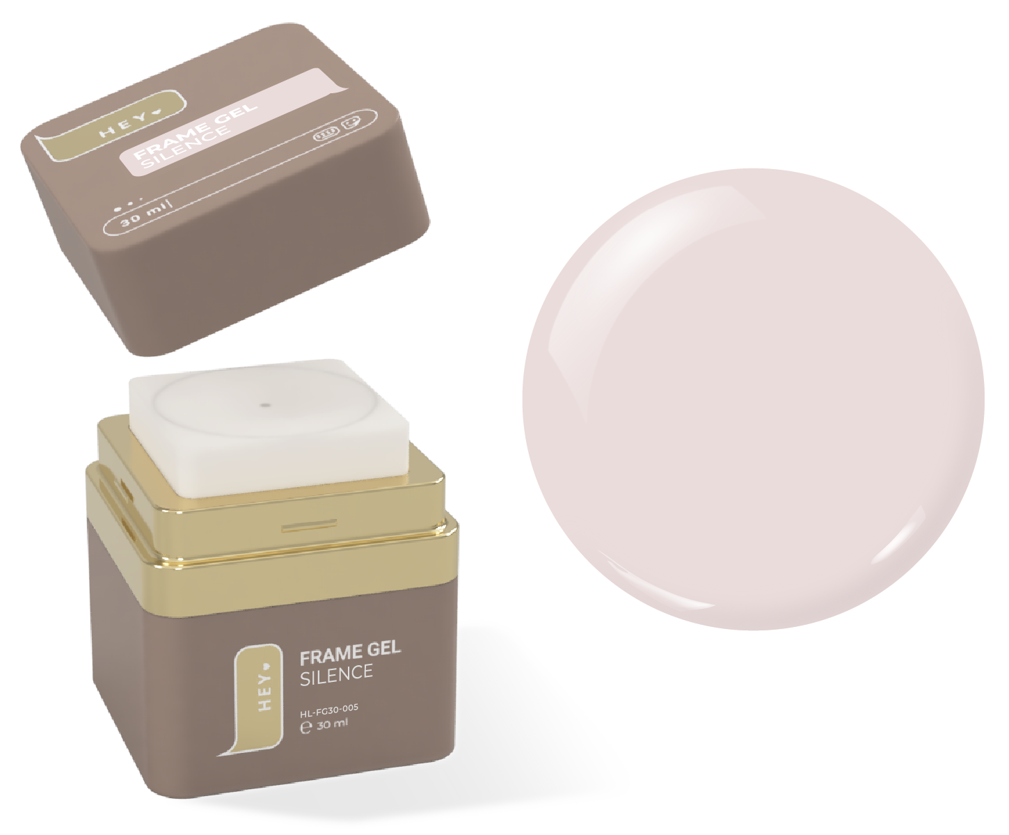 HeyLove Frame Gel - Silence, Builder Gel