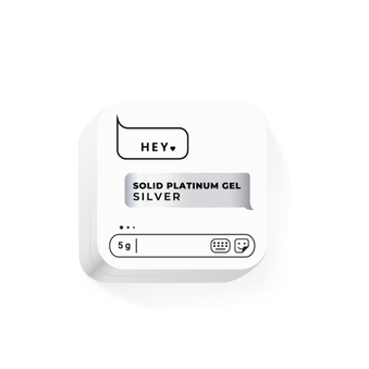 HeyLove Solid Platinum Gel - Silver