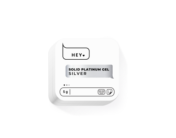 HeyLove Solid Platinum Gel - Silver