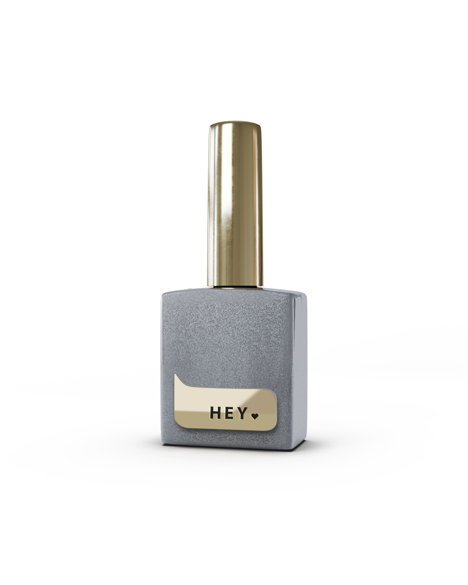HeyLove Top Coat - Silver shimmer