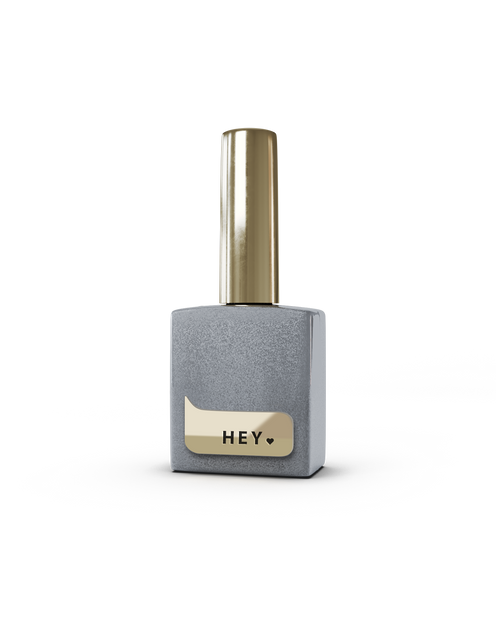 HeyLove Top Coat - Silver shimmer