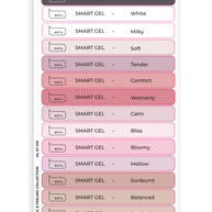 HeyLove Tips Stickers - Basic & Feeling Collection, Smart Gel