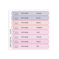 HeyLove Tips Stickers - SUNSET Collection, Tint Base (IKKE ONLINE)