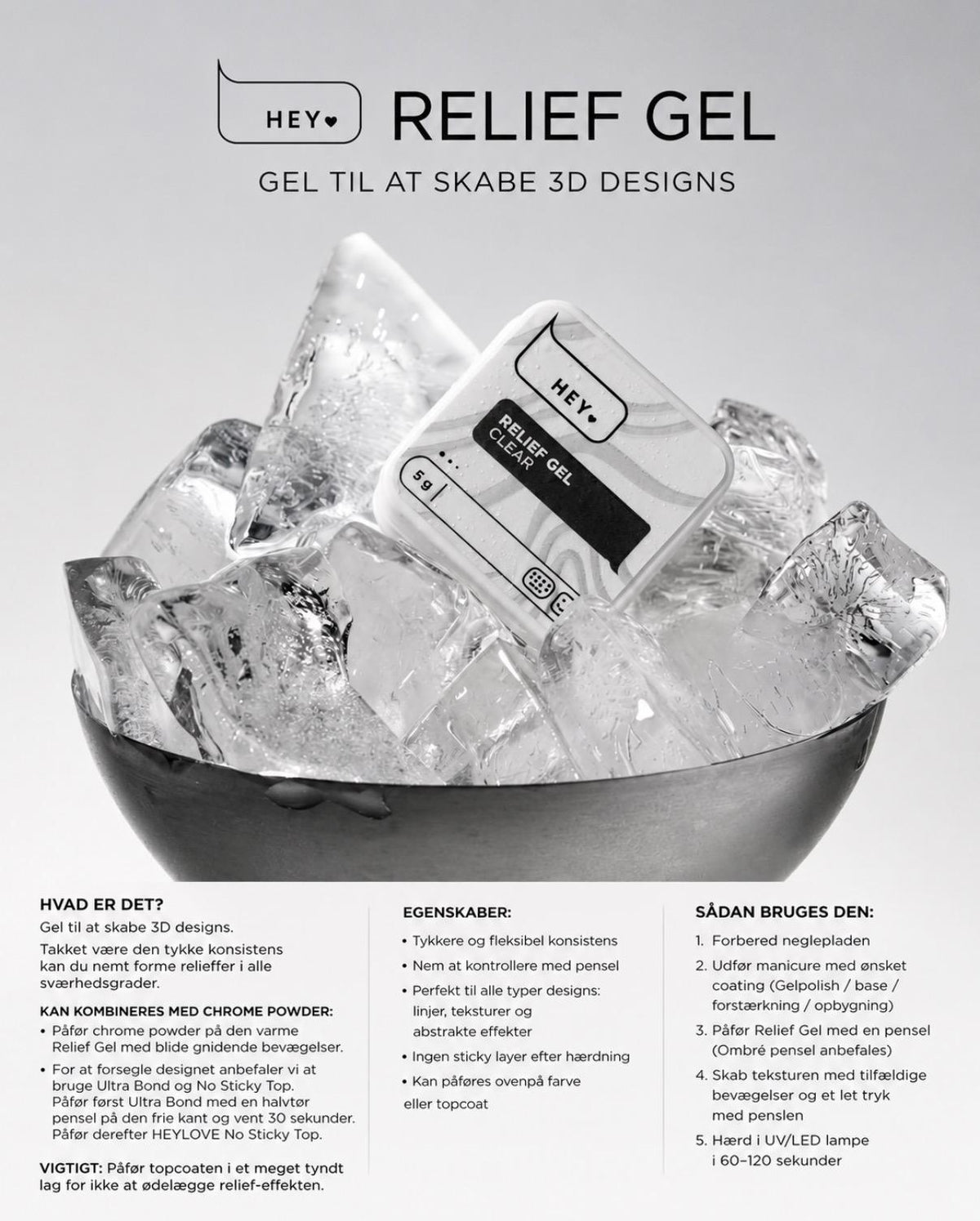 HEYLOVE. Relief gel, CLEAR, 5 g