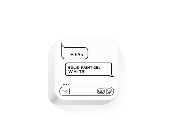 HeyLove Solid Paint Gel - White