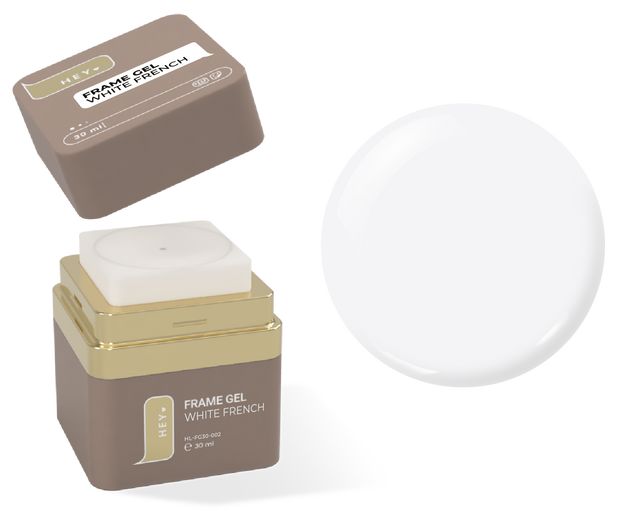 HeyLove Frame Gel - White French, Builder Gel