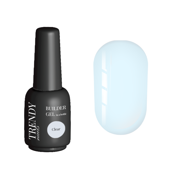 TrendyNails - Builder Gel in a bottle Clear, 15 ml