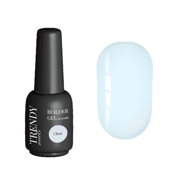 TrendyNails - Builder Gel in a bottle Clear, 15 ml