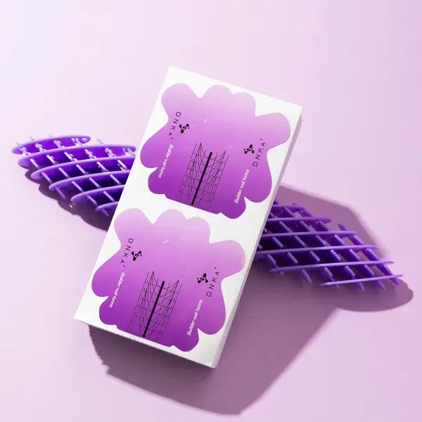 DNKa' “SHORT” PAPER BUILDER NAIL FORMS, 100 pcs
