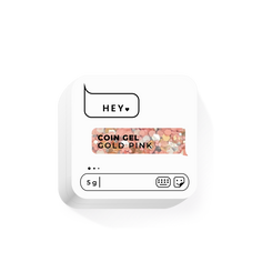 HeyLove Coin gel - Gold Pink