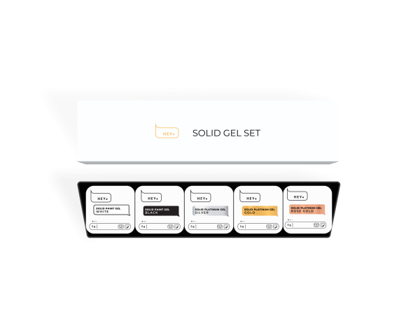 HeyLove Solid gel - Sæt af 5 stk