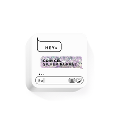 HeyLove Coin Gel - Silver Purple