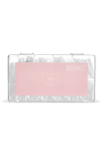 НeyLove Gel Tips - Stiletto XL, 500 stk