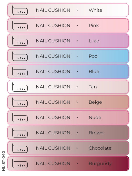 HeyLove Tips Stickers - Nail Cushion, Ombre