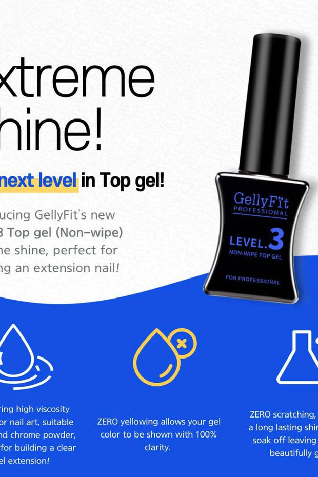Lvl 3 Top Gel Non Wipe