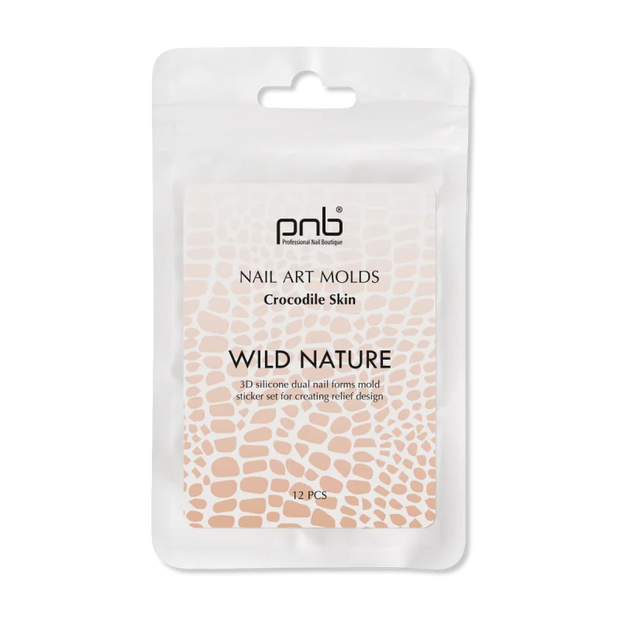 PNB Nail Art Molds Crocodile Skin 12 stk