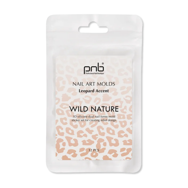 PNB Nail Art Molds Leopard Accent 12 stk