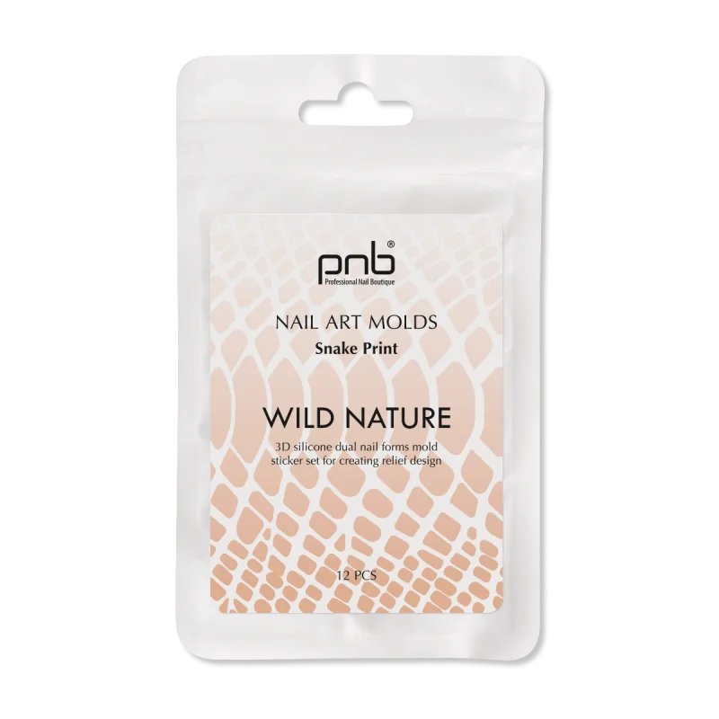 PNB Nail Art Molds Zebra Motif 12 stk
